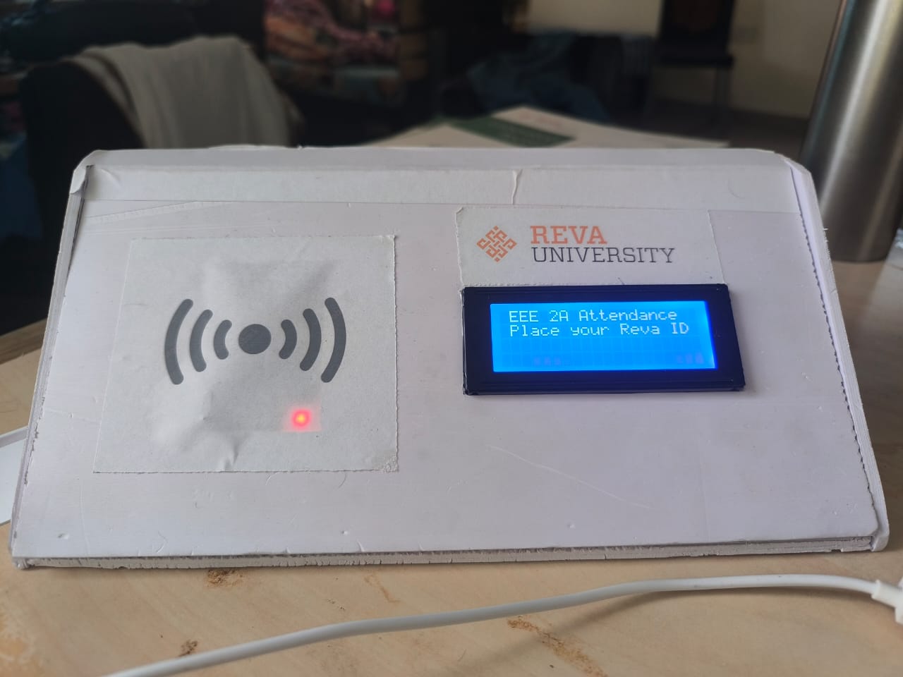 ESP32 attendance device with LCD